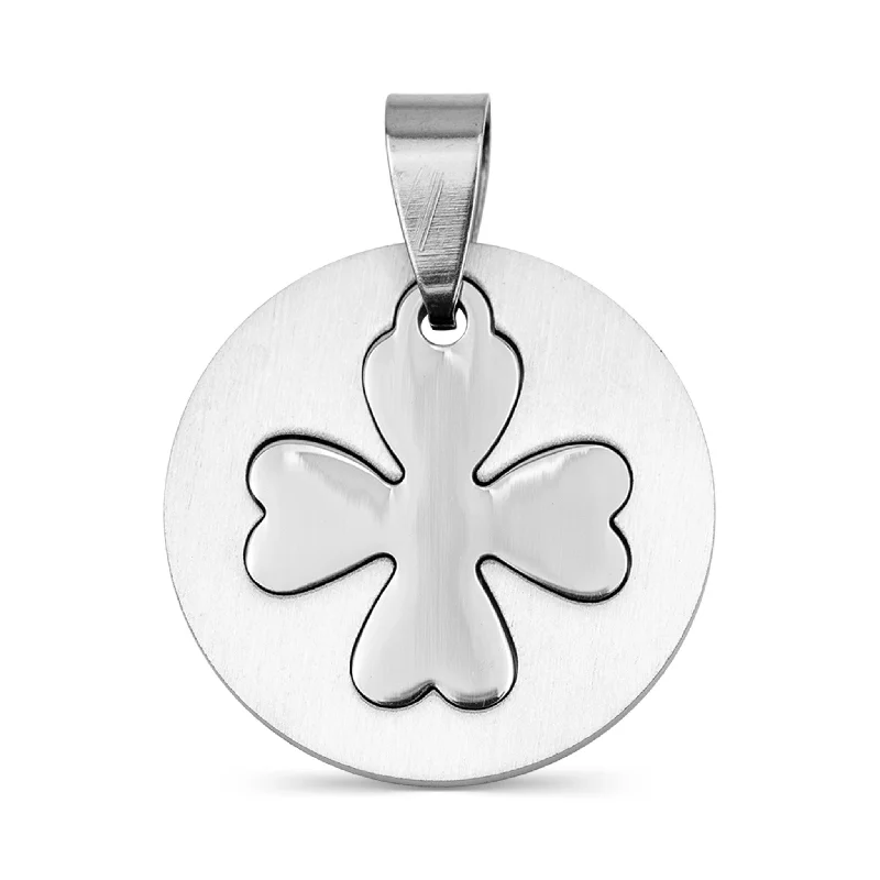 Four Leaf Clover Stainless Steel Pendant / PDJ2042