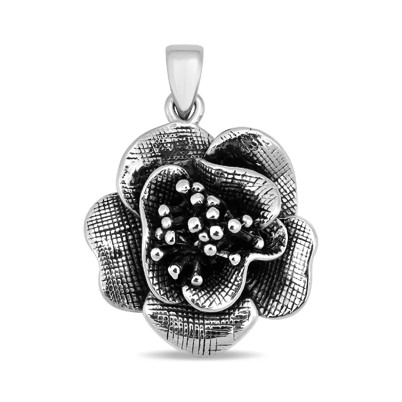 Flower Stainless Steel Pendant / PDK0145