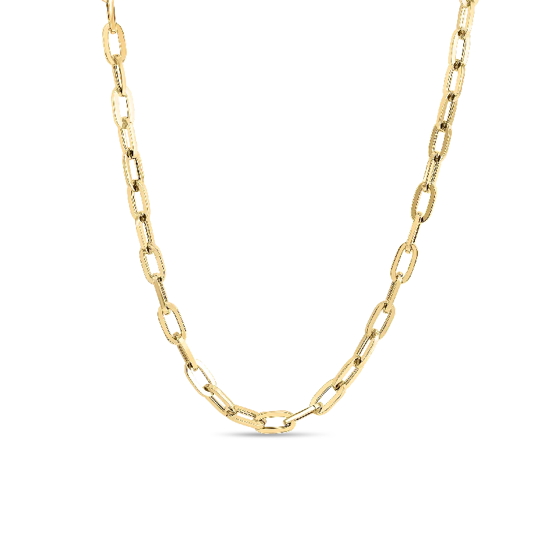 Roberto Coin Designer Gold Heavy Gauge Paperclip Link Chain