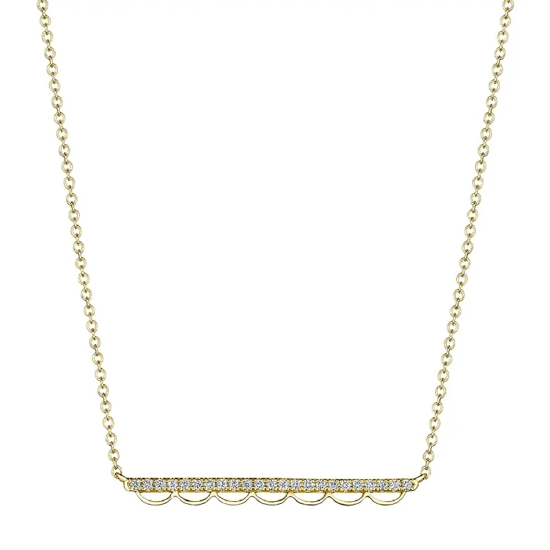 Tacori "Crescent Bar" Fashion Necklace