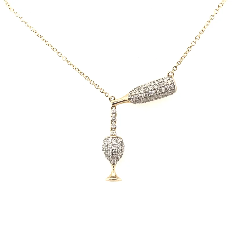 Yellow Gold Diamond Fashion Necklace