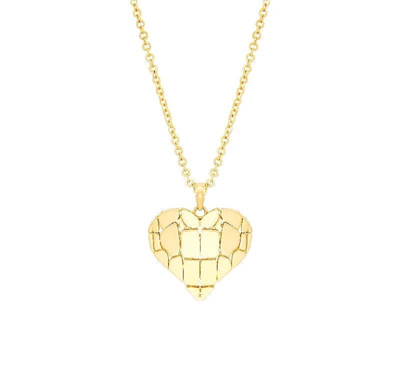 Sabel Collection Yellow Gold Heart Pendant