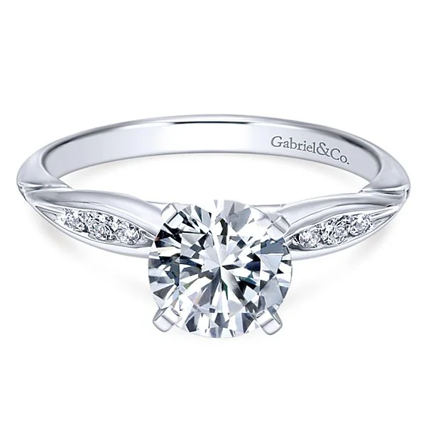 GABRIEL & CO "Contemporary" Engagement Ring