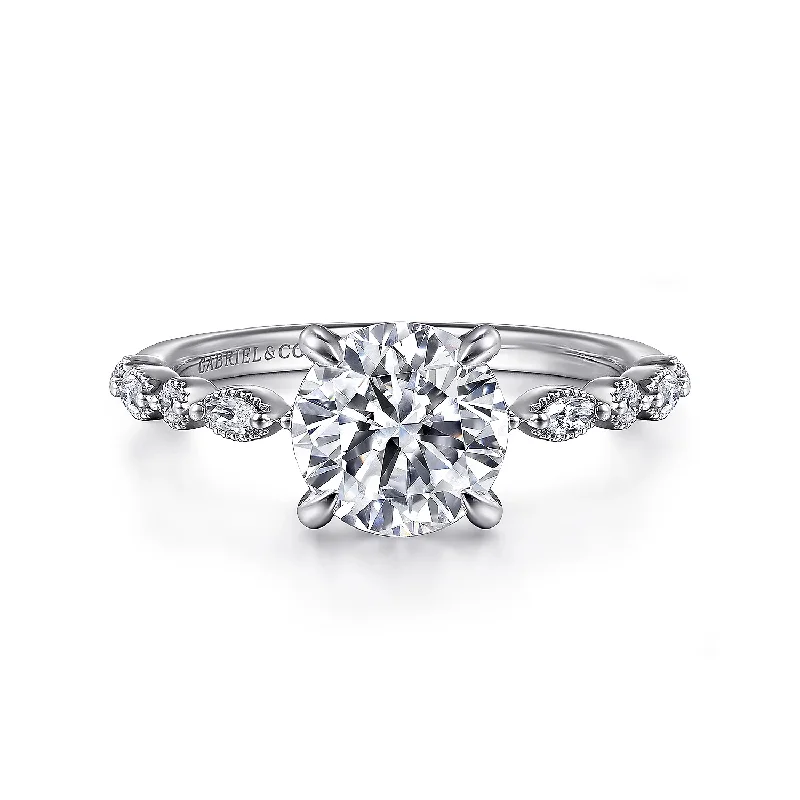 GABRIEL & CO "Contemporary" Engagement Ring