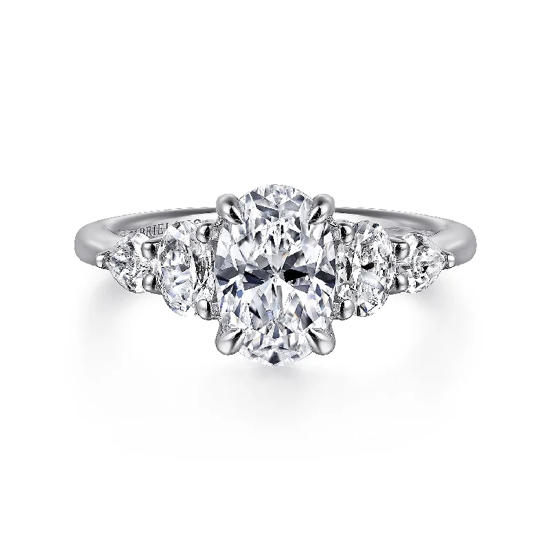 GABRIEL & CO "Contemporary" Engagement Ring