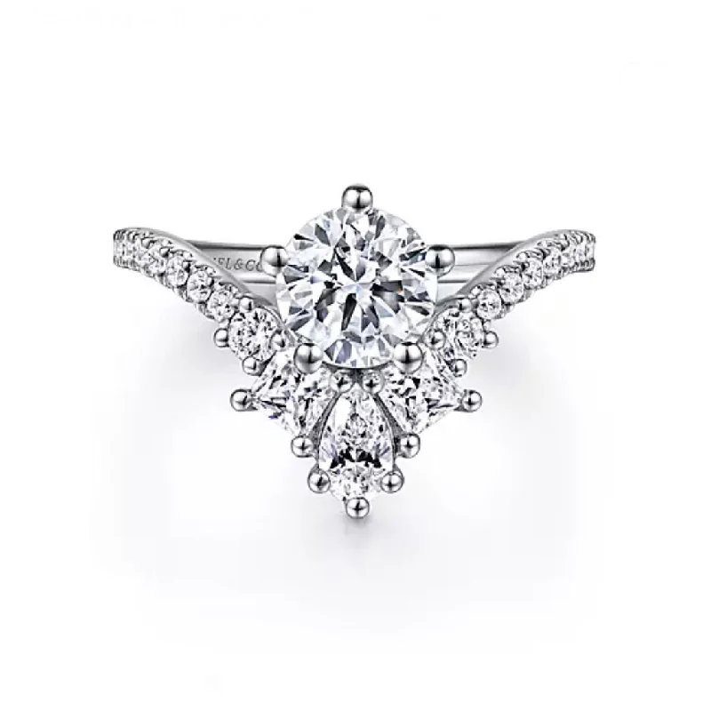 GABRIEL & CO "Kaslique" Engagement Ring