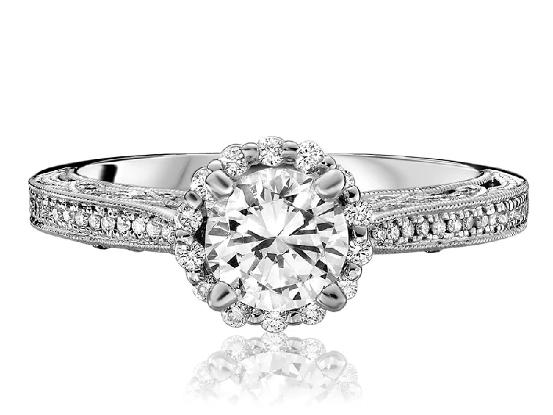 Scott Kay Halo Engagement Ring