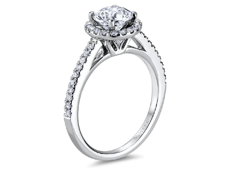 Scott Kay "Luminaire" Halo Engagement Ring