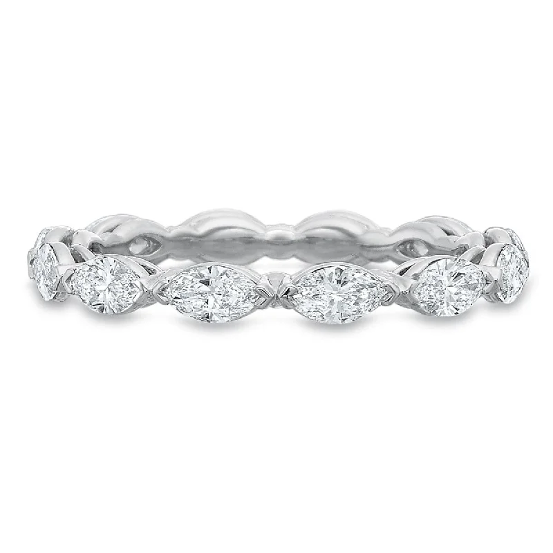 Platinum Grande Aire Petite Diamond Band