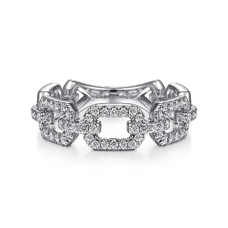 GABRIEL & CO "Stackable" Wedding Band