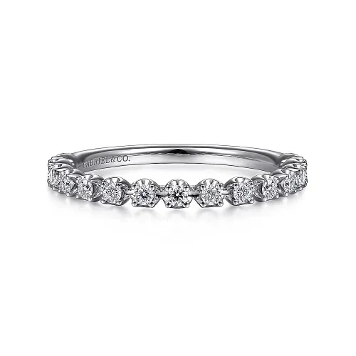 GABRIEL & CO "Stackable" Wedding Band