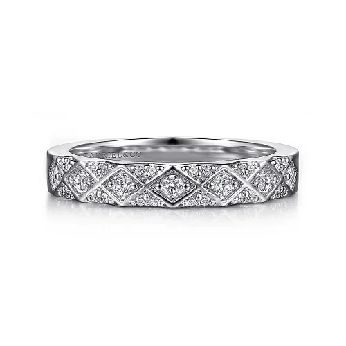 GABRIEL & CO "Stackable" Wedding Band