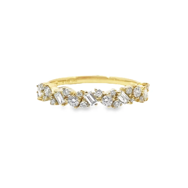 Yellow Gold Diamond Wedding Band