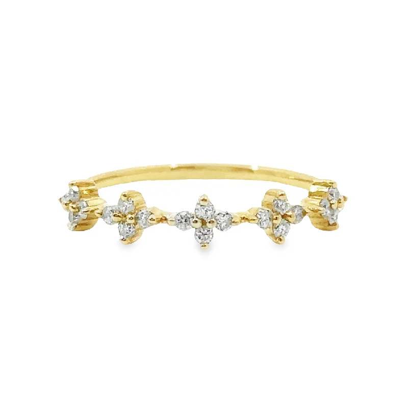 Yellow Gold Diamond Wedding band