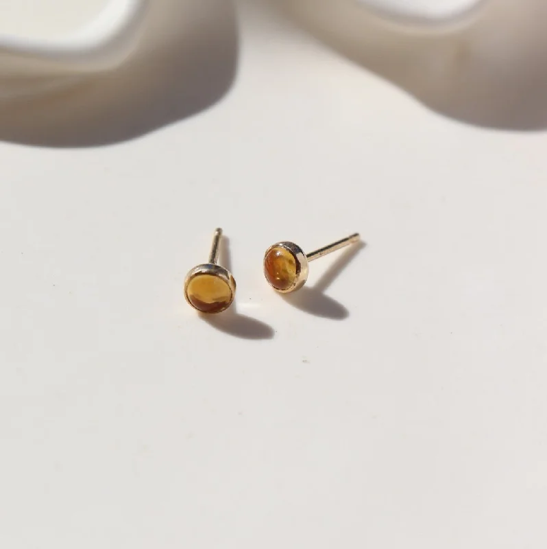 Citrine Studs