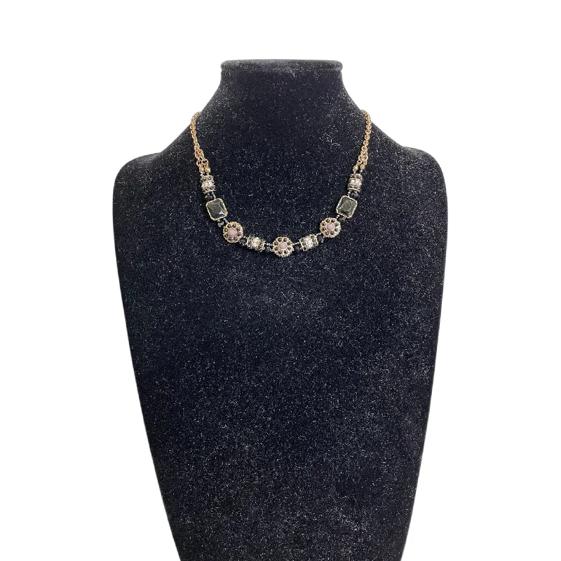 Necklace Lariat & Y-Drop By Cme In Black