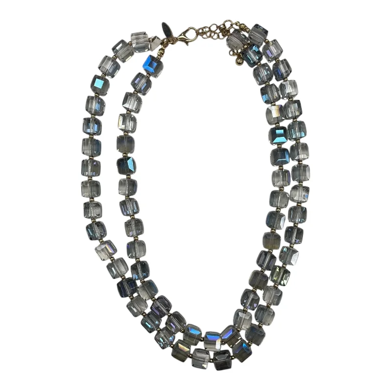 Necklace Layered By Cmf In Blue & Silver