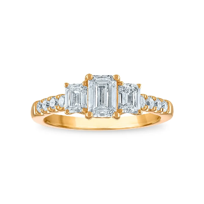 Signature EcoLove 1-1/2 CTW Lab Grown Diamond Ring in 14KT Gold