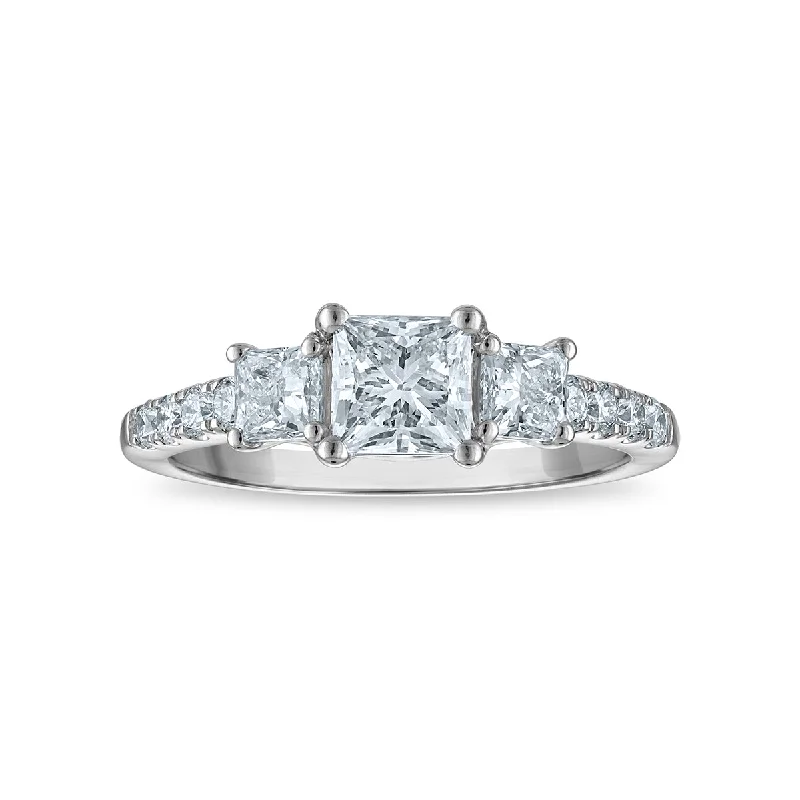 Signature EcoLove 1-1/2 CTW Lab Grown Diamond Ring in 14KT White Gold