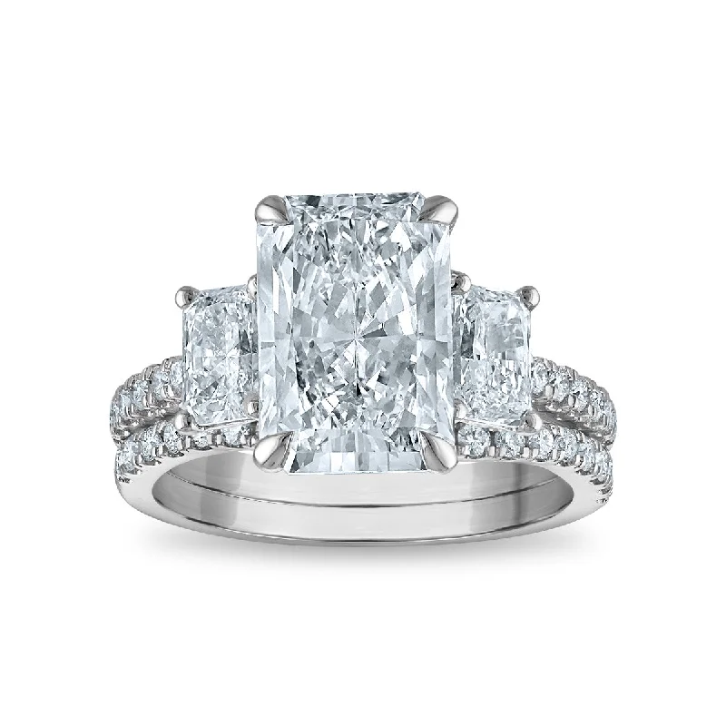 Signature EcoLove Diamond Dreams 5-1/3 CTW Lab Grown Diamond Bridal Set in 14KT White Gold