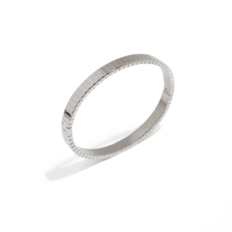 COLLINS SILVER BANGLE